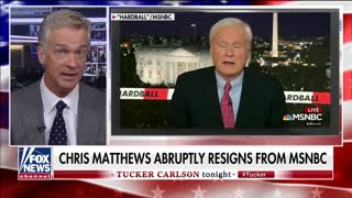 Tucker Carlson questions departure of Chris Matthews from MSNBC