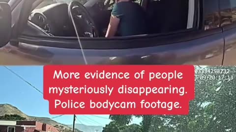 Bodycam Video Of Vanishing Person