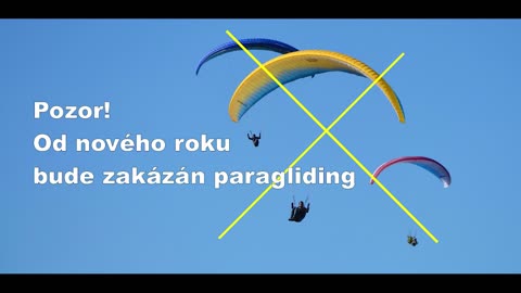 Paragliding zákaz