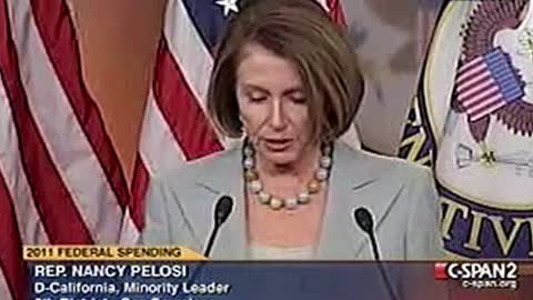 Nancy Pelosi stands in SOLIDARITY with those protestors storming the Capitol - 2011