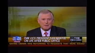 December 2, 2009 - Former Vice President Dan Quayle on Life After Public Office
