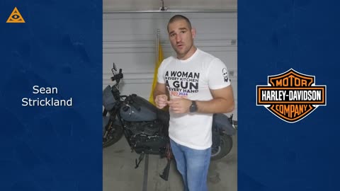 Sean Strickland is selling his Harley Davidson motorcycle.