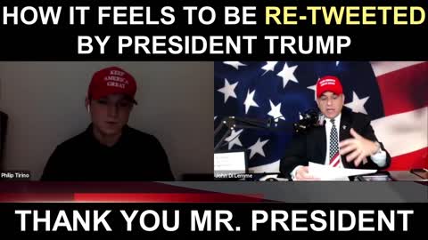 Philip Tirino, 18 Year Old Patriot Shares How it Feels to be Re-Tweeted by President Trump