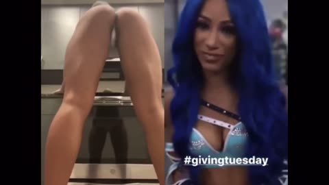 Sasha banks twerking hot