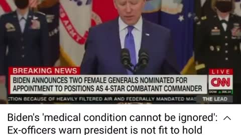 TSVN25 5.2021 BIDEN’S MEDICAL CONDITION CANNOT BE IGNORED; EX OFFICERS WARN HE IS NOT FIT TO HOLD OFFICE