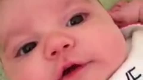 Baby Replies To Mom's Questions In Its Own Way