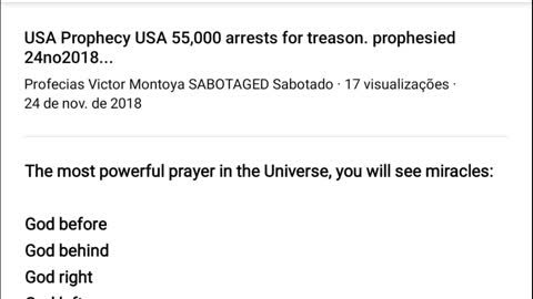 USA Prophecy Military Tribunals: Thousands traitors, Obama, Clinton to jail. Prophesied 23se2018... http://kw.ai/p/rq6QP1I0 https://youtu.be/oJJi4KqKqaY USA Prophecy: marcial law and treason charged politicians: Clintons Obama etc PROPHEZIED 27oc2018...