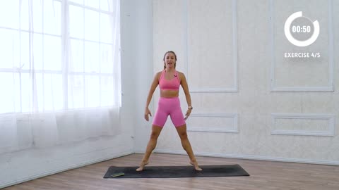 5 Minute Calf Workout Challenge For Women (Ballerina Calves)