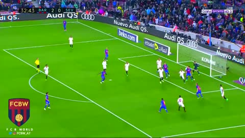 El segundo gol de Messi vs Sevilla