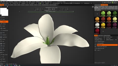Texturing Flowers using 3D coat