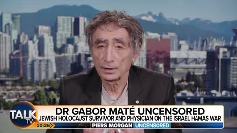 Dr Gabor Mate - Jewish Holocaust Survivor on Israel Hamas War