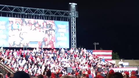 Jorge "Gamebred" Masvidal at Trump rally