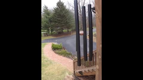 Pentatonic bass wind chime