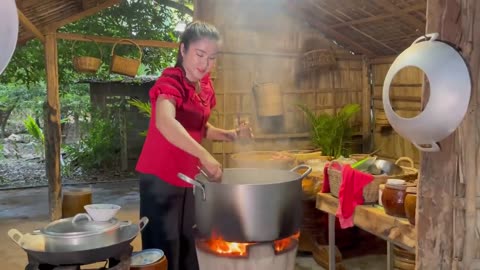 Countryside life TV: Chicken is good for today recipe / Chicken curry / Ginger stir-fried chicken