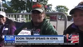 10/07/23 Trump fans line up for 2nd speech today