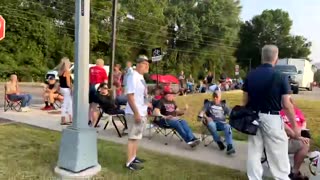 The line for President Trump's rally at the Herb Brooks National Hockey Center in St Cloud Mn.