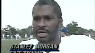 July 24, 1991 - Indianapolis Colts Wide Receiver Stanley Morgan