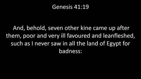 KJV Bible Genesis Chapter 41