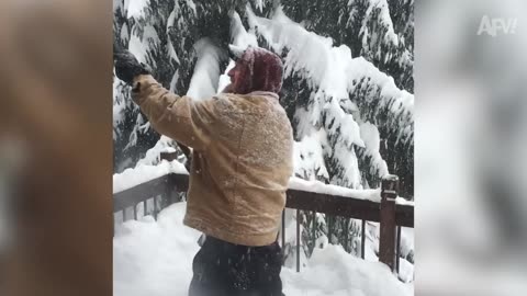 Going Outside During Winter__ Sounds Like a BAD IDEA_ -- _ Best Snow Fails _ AFV 2022(1080P_HD)