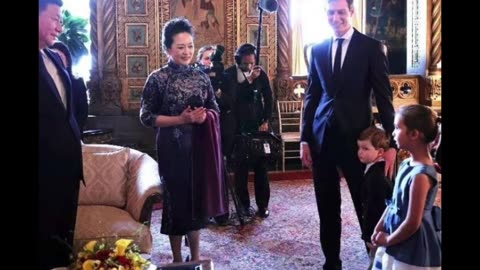 Trump granddaughter Arabella Kushner singing in Mandarin to Xi and Peng