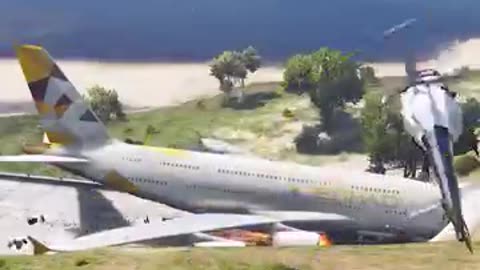 Airbus A380 aircraft engine fire, emergency landing