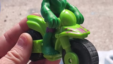 Incredible Hulk Motorcycle - Slide Test