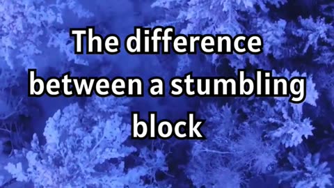 Turning Challenges into Triumphs- Stumbling Blocks vs. Stepping Stones #motivation #facts #Success