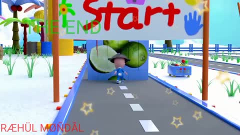 Leard wild animals and fruits with funny baby style pc games | pretend play cartoon with pikaboo