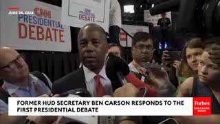 'I Really Felt Sorry For Him': Ben Carson Blasts Biden's Debate Performance