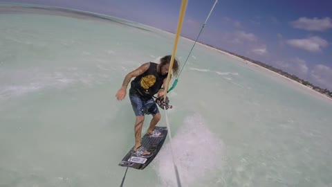 Magic kitesurf Session zanzibar