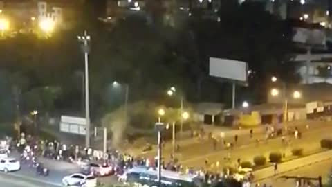 Protesta en el área metropolitana de Bucaramanga