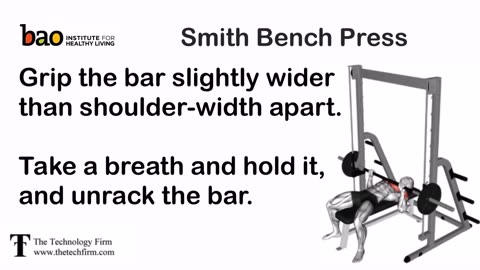 exercise Smith Bench Press