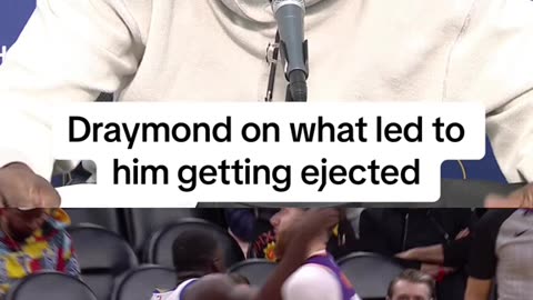 Draymond on what led to him getting ejected