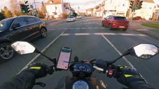 Riding close to Gronau - Germany on Yamaha MT-07