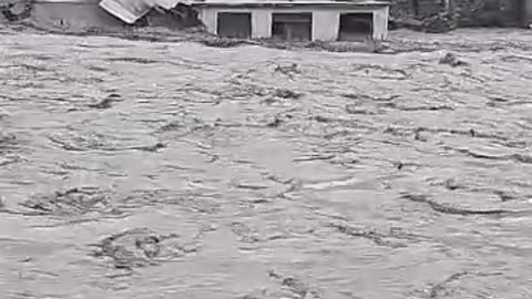 Flood in Chitral Pakistan