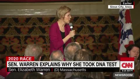 Elizabeth Warren admits she's a white woman