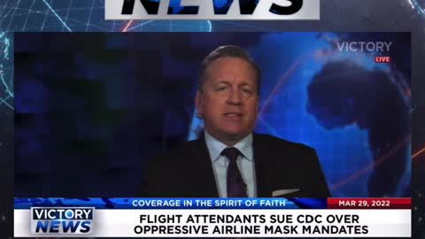 VICTORY News 3/29/22 - 4 p.m. CT: Flight Attendants Sue the CDC (Mike Garofalo)