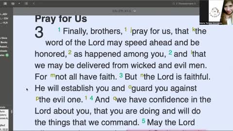 Bible Study on 2 Thessalonians 3