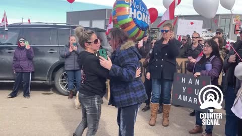 BREAKING: Convoy Leader Tamara Lich welcomed home from prison as a hero