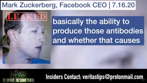 Whistle Blower Exposes Mark Zuckerberg Vaccine Fears