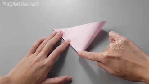 HOW TO MAKE A BEAUTIFUL AMPLOP FROM GLUElLESS PAPER DIAMOND ORIGAMI ENVELOPE