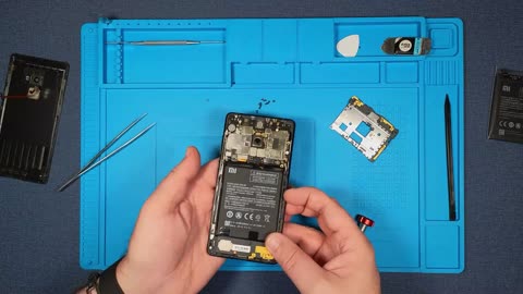 Xiaomi Mi Mix, battery replacement, repair video