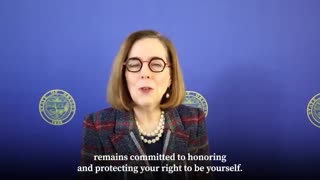 Oregon Governor Kate Brown Supports "LGBTQ2SIA+ Children"