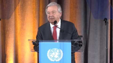 UN chief on who's responsible for the "Climate Crisis."