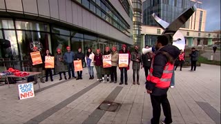 UK doctors begin record strike with six-day walkout