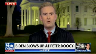 Peter Doocy Reacts to Joe Biden Calling Him a "stupid son of a b****"