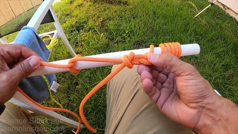 How to Tie Pipe Hitch Knot (4k UHD)