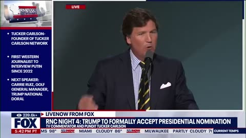 Tucker Carlson full speech at 2024 RNC