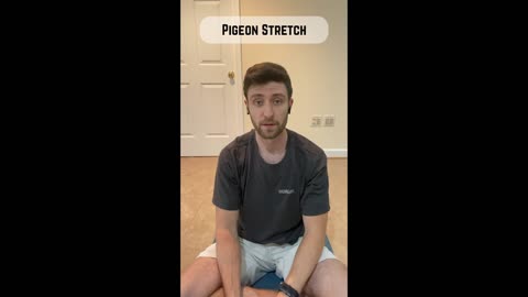 Pigeon Stretch #pain #stretch #exercise #wellness #fitness #gym #mobility