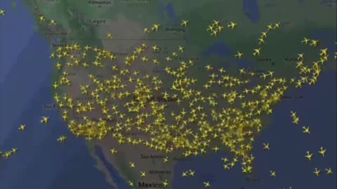 CROWDSTRIKE Airline Outage 12 Hour TimeLapse
